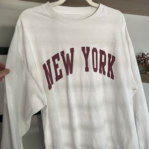 Brandy Melville Long Sleeve New York Shirt